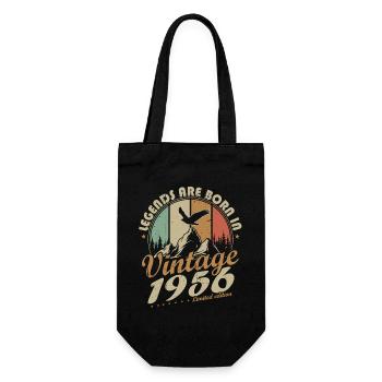 Cadeau d’anniversaire vintage 1956 - Sac à bouteille - noir - Devant