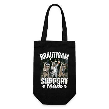 T-shirt des hommes de la fête de garçon Bourdonnement de la fête de garçon - Sac à bouteille - noir - Devant