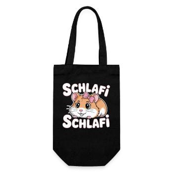 Schlafi Schlafi Hamster Design - Gift Bag for Bottles - black - Front