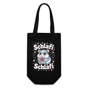 Schlafi Schlafi Hamster Design - Gift Bag for Bottles - black - Front