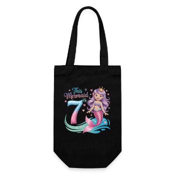 Sirène 7e ans - Sac à bouteille - noir - Devant