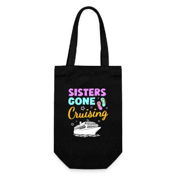 Cruise Ship Cruise - Gift Bag for Bottles - black - Front