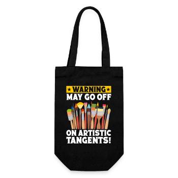 Peintre d’art drôle, Tang Touches Don - Sac à bouteille - noir - Devant