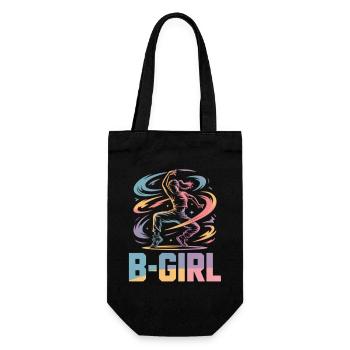 B-Girl Breakdance Streetstyle Rétro Design - Sac à bouteille - noir - Devant