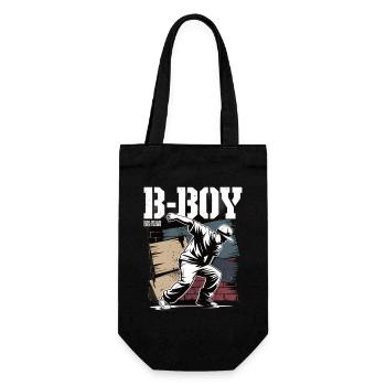 B-Boy Breakdance Streetstyle Breakdancer - Gift Bag for Bottles - black - Front