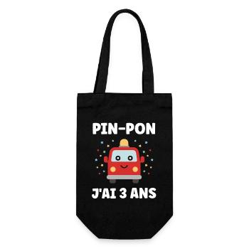 3 ans - Sac à bouteille - noir - Devant