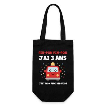 3 ans - Sac à bouteille - noir - Devant