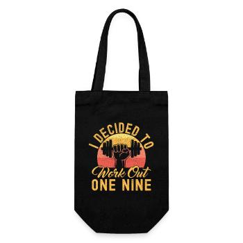 Fitness Fanatics Decided To Workout Calisthenics - Gift Bag for Bottles - black - Front