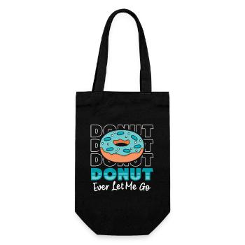 Restauration rapide en donuts - Sac à bouteille - noir - Devant