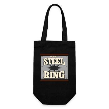 Cowboy-action-shooter. Cowboy-action-shooter - Geschenkbeutel für Flaschen - Schwarz - Vorne
