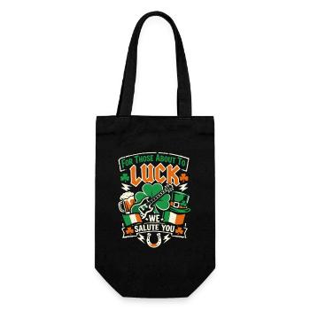 Pour ceux qui vont bientôt avoir de la chance - Rocher de la Saint-Patrick - Sac à bouteille - noir - Devant