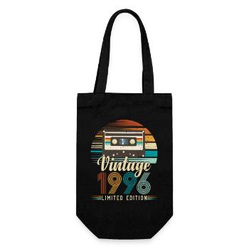 Anniversaire 30 ans Cadeau d'anniversaire 1996 - Sac à bouteille - noir - Devant