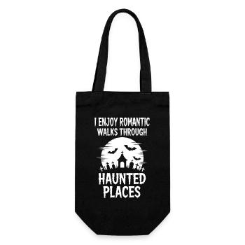 Horror Sayings Romantic Funny Horror Gift - Gift Bag for Bottles - black - Front