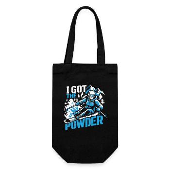 J’ai pris la poudre | Fille du Power Ski - Sac à bouteille - noir - Devant