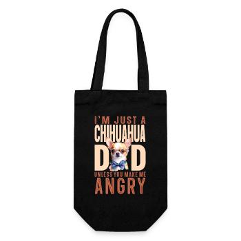 Chihuahua Chihuahueño Papa Je suis juste - Sac à bouteille - noir - Devant