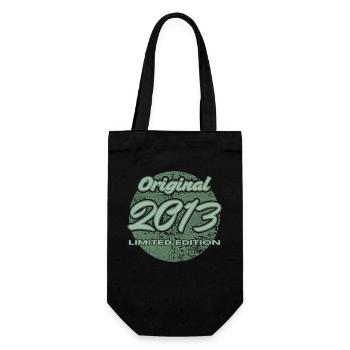 13th Birthday 2013 Boys and Girls Gift - Gift Bag for Bottles - black - Front