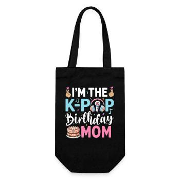 I'm The K-Pop Birthday Mom - Gift Bag for Bottles - black - Front