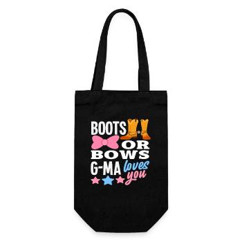 Bottes ou arc, grand-mère t’adore - Sac à bouteille - noir - Devant