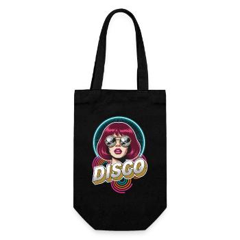 Diva disco Neon Pop Art Funk Afro Soul des années 70 - Sac à bouteille - noir - Devant