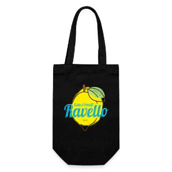 Ravello Costa d'Amalfi Lemon Italy Amalfi Coast - Gift Bag for Bottles - black - Front