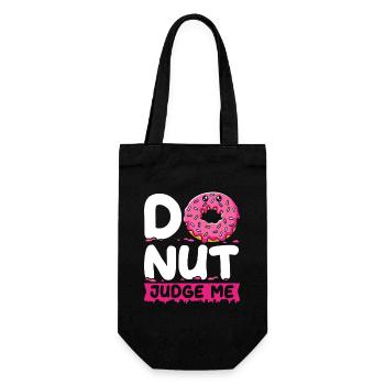 Restauration rapide en donuts - Sac à bouteille - noir - Devant
