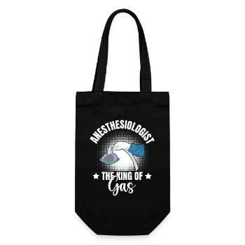 Anesthesiologist The King Of Gas Specialist - Geschenkbeutel für Flaschen - Schwarz - Vorne