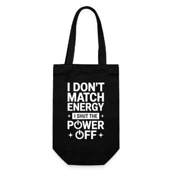 J’ai coupé le courant Cadeau des expressions drôles - Sac à bouteille - noir - Devant