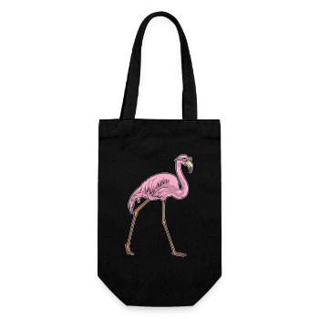 Lunettes de soleil flamant rose - Sac à bouteille - noir - Devant