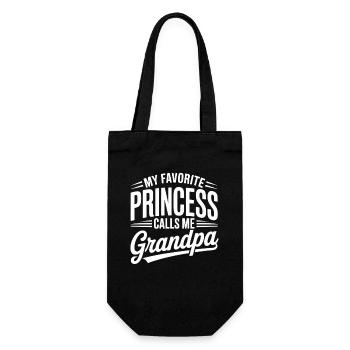 Ma princesse préférée m’appelle grand-père - Sac à bouteille - noir - Devant