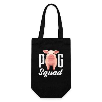 Pigs Squad Team Crew Group Farm - Gift Bag for Bottles - black - Front