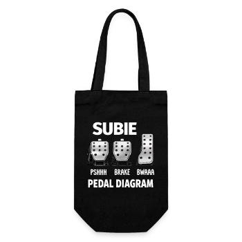 Diagramme de pédale de Subie - Sac à bouteille - noir - Devant