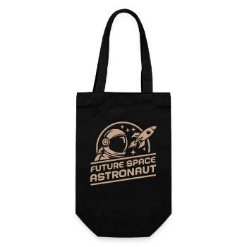 Future astronaute spatial : aventure rétro spatiale - Sac à bouteille - noir - Devant