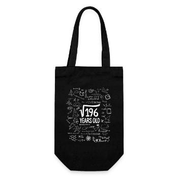 Racine carrée de 196 14e anniversaire Mathématiques de 14 ans - Sac à bouteille - noir - Devant