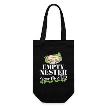  Empty Nest Syndrome Son High School Grad Empty - Gift Bag for Bottles - black - Front