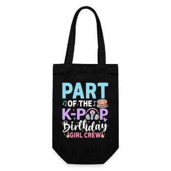 Membre de l’équipe des filles d’anniversaire K-Pop - Sac à bouteille - noir - Devant