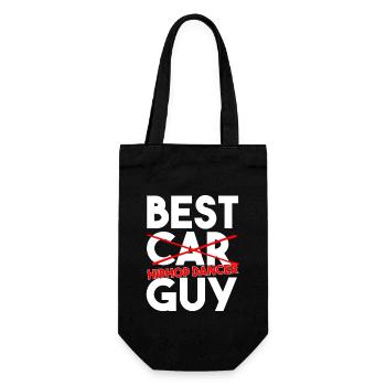 Best Hiphop Dancer Guy Funny Dance Quote Art - Gift Bag for Bottles - black - Front