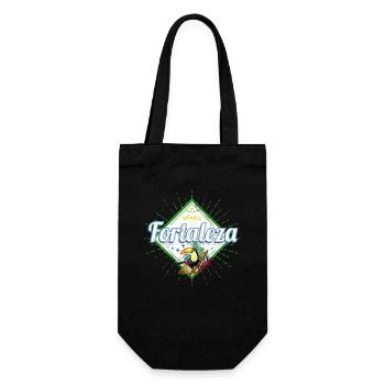 Fortaleza Brasilien Tukan Retro Ceará Souvenir - Geschenkbeutel für Flaschen - Schwarz - Vorne