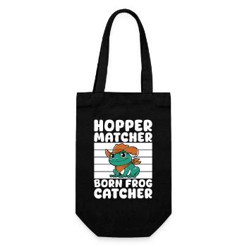 Frog Catcher Hopper Matcher Frog - Geschenkbeutel für Flaschen - Schwarz - Vorne