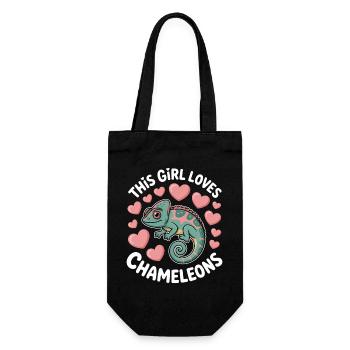 Don des Drôles Caméléons Drôles de Expressions Caméléon - Sac à bouteille - noir - Devant
