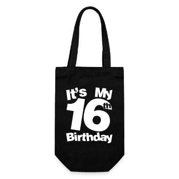 C’est mon 16e anniversaire - Sac à bouteille - noir - Devant