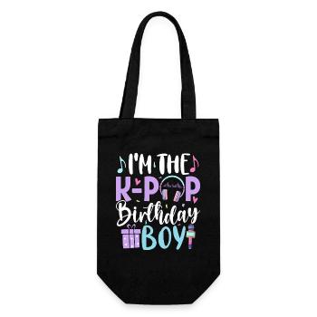 I'm The K Pop Birthday Boy - Gift Bag for Bottles - black - Front
