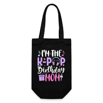 I'm The K Pop Birthday Mom - Gift Bag for Bottles - black - Front