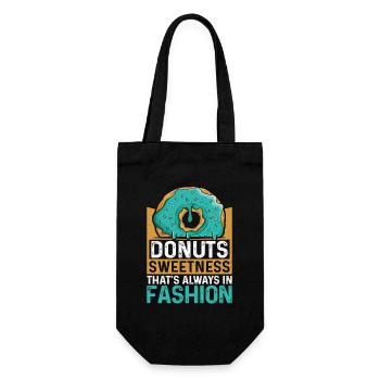Restauration rapide en donuts - Sac à bouteille - noir - Devant