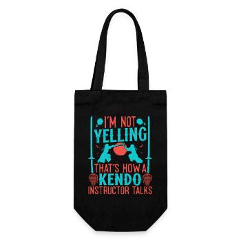 École d’instructeurs de kendo, arts martiaux japonais - Sac à bouteille - noir - Devant