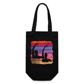Artistic Swim Team Synchronschwimmen - Geschenkbeutel für Flaschen - Schwarz - Vorne