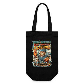 Capitaine crabe – 100 % crabes - Sac à bouteille - noir - Devant