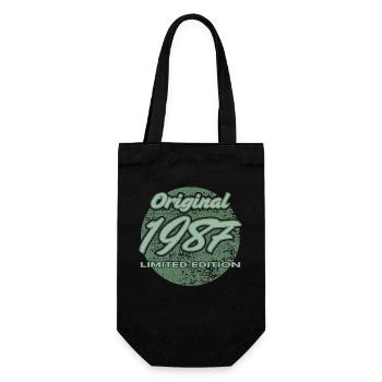 39e anniversaire Homme Épouse 4 ans 1987 Cadeau - Sac à bouteille - noir - Devant