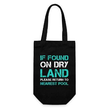 Dry Land Rescue: Return to Pool - Gift Bag for Bottles - black - Front