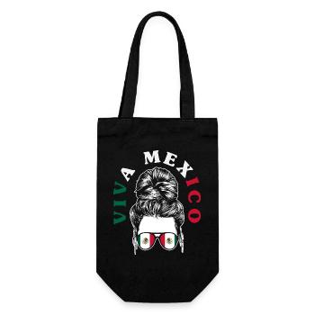 Mexiko Stolz & Heimat Mexikaner Mexico Flagge - Geschenkbeutel für Flaschen - Schwarz - Vorne
