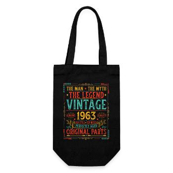 Legend Vintage 1963 Original Parts - Gift Bag for Bottles - black - Front